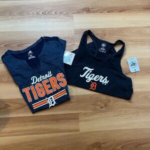 Bundle of 2 NWT Detroit Tigers shirts